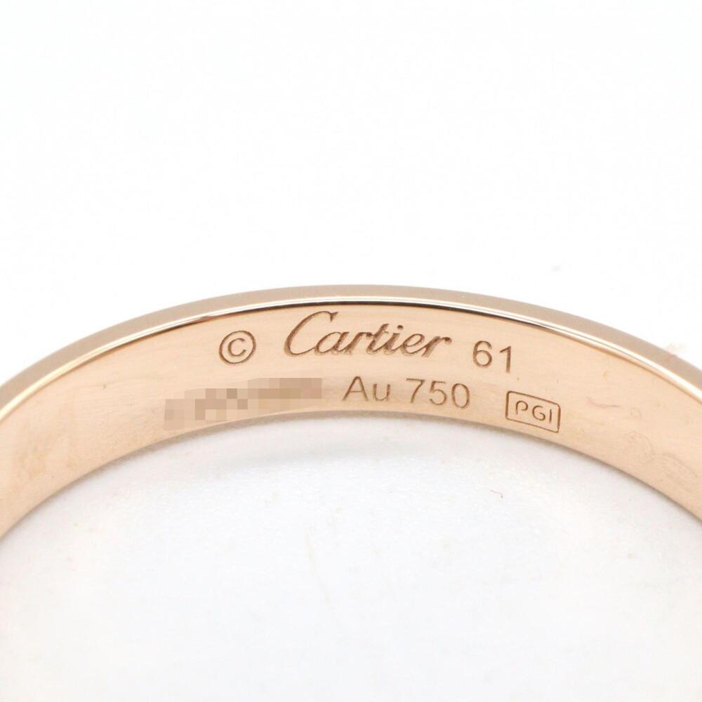 Cartier Mini Love Ring, 18K Pink Gold (PG), Men's/Women's, Tone, B4085200 - Picture 3 of 6
